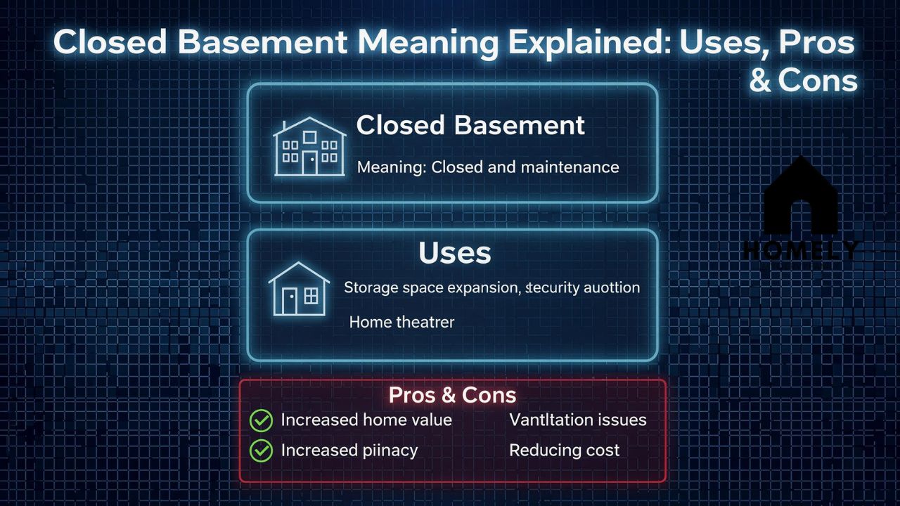 Closed Basement Meaning Explained Uses, Pros & Cons