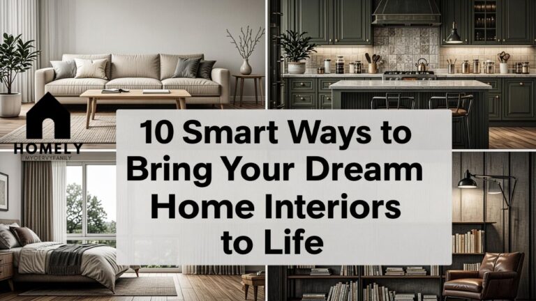 10 Smart Ways to Bring Your Dream Home Interiors to Life
