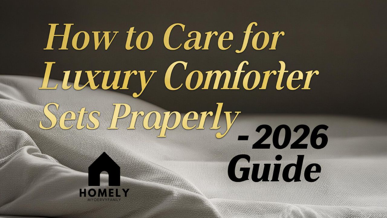 How to Care for Luxury Comforter Sets Properly - 2026 Guide